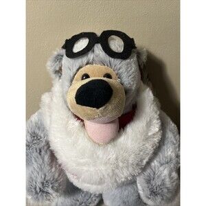 NWT Harley Davidson Plush Christmas Grey Santa Bear 14" EUC